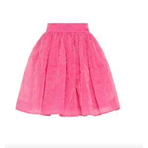 NWT Aje Evangeline Cornelli Mini Skirt in Protea Pink Women's US Size 4